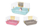 IMAC-04096 EASY 60 SMALL ANIMAL CAGE ASST COLOURS 1x3